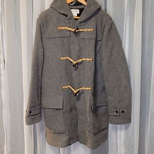 Men's Club Monaco Wool Duffle Coat Size L
